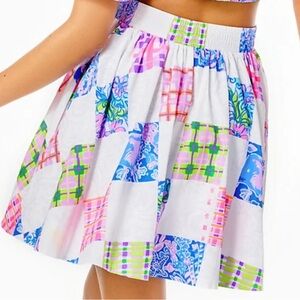 Lilly Pulitzer Patchwork print Dani Skirt size XS